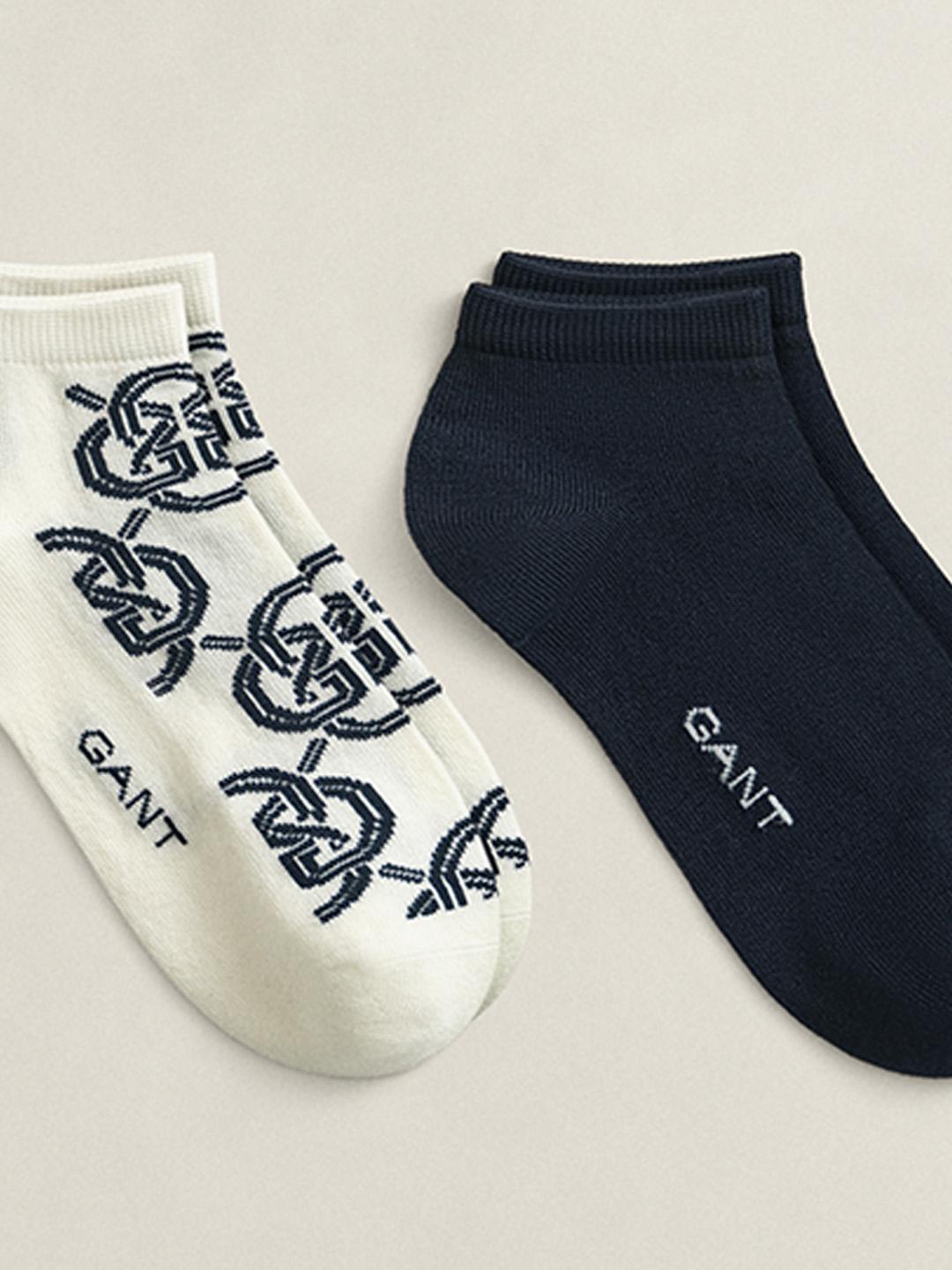 Gant Women Blue Printed Socks - Pack of 3