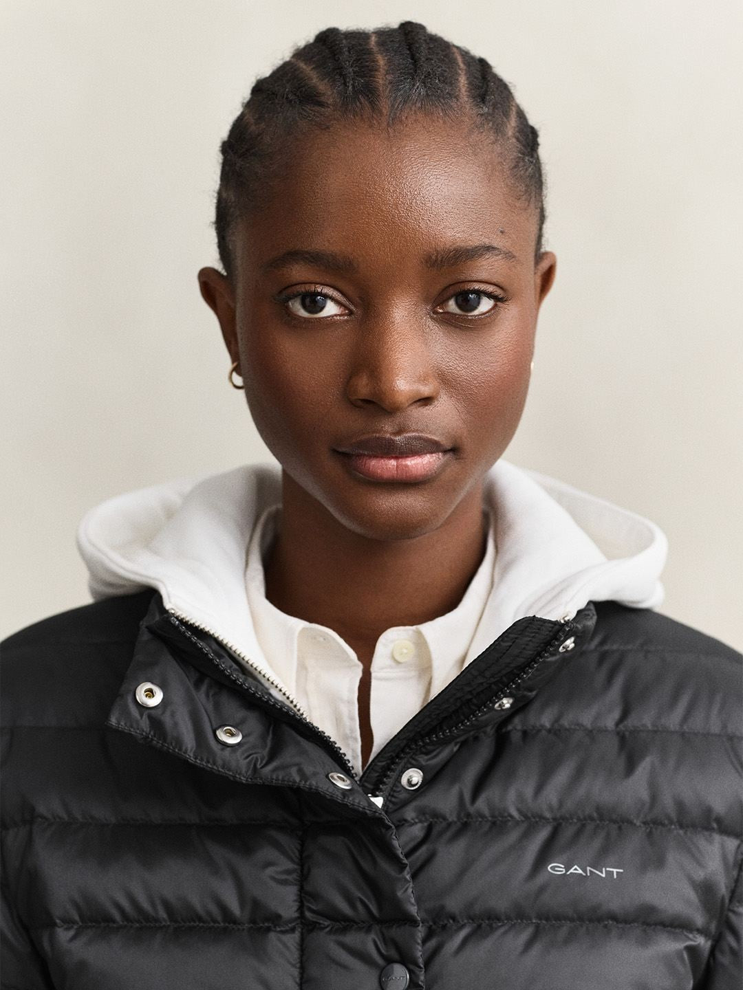 Gant Women Black Quilted Regular Fit Puffer Jacket