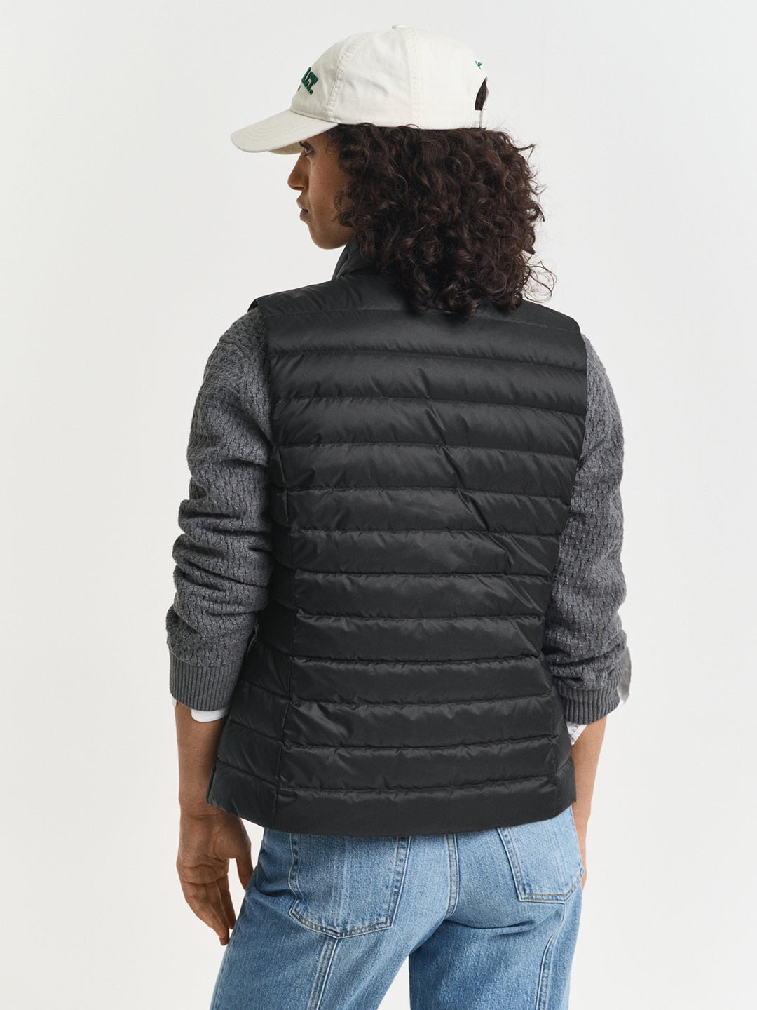 Gant Women Black Solid Stand Collar Jacket