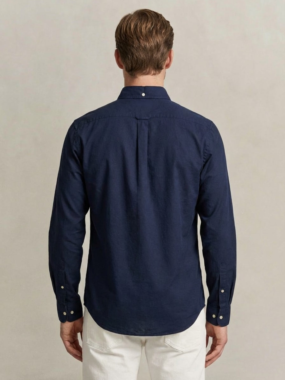 Gant Blue Cotton Solid Shirt