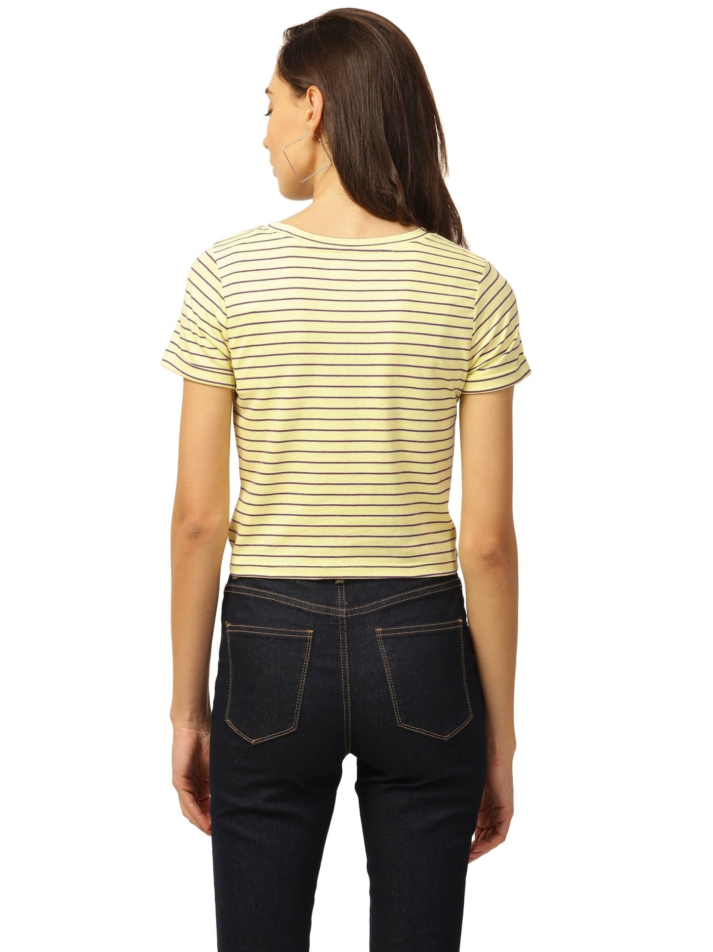 Elle Women Yellow Tshirt