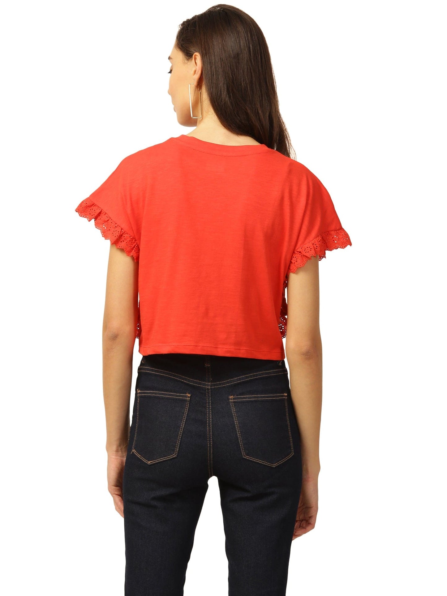 Elle Women Beige Tshirt