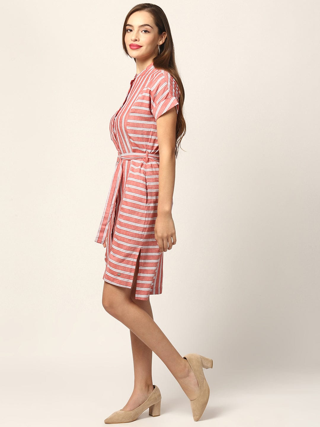 Elle Women Beige Dress