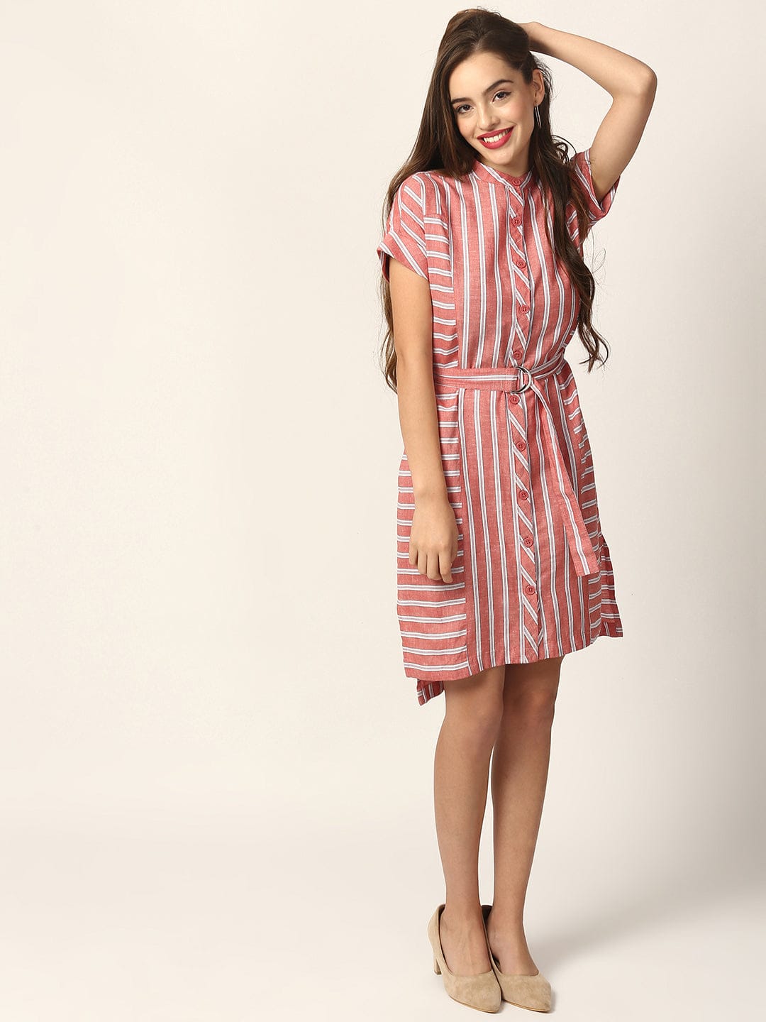 Elle Women Beige Dress