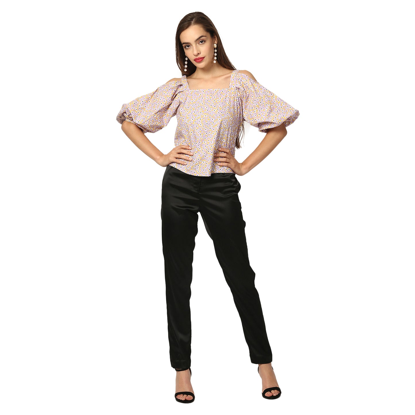 Elle Women Multi Printed Round Neck Top