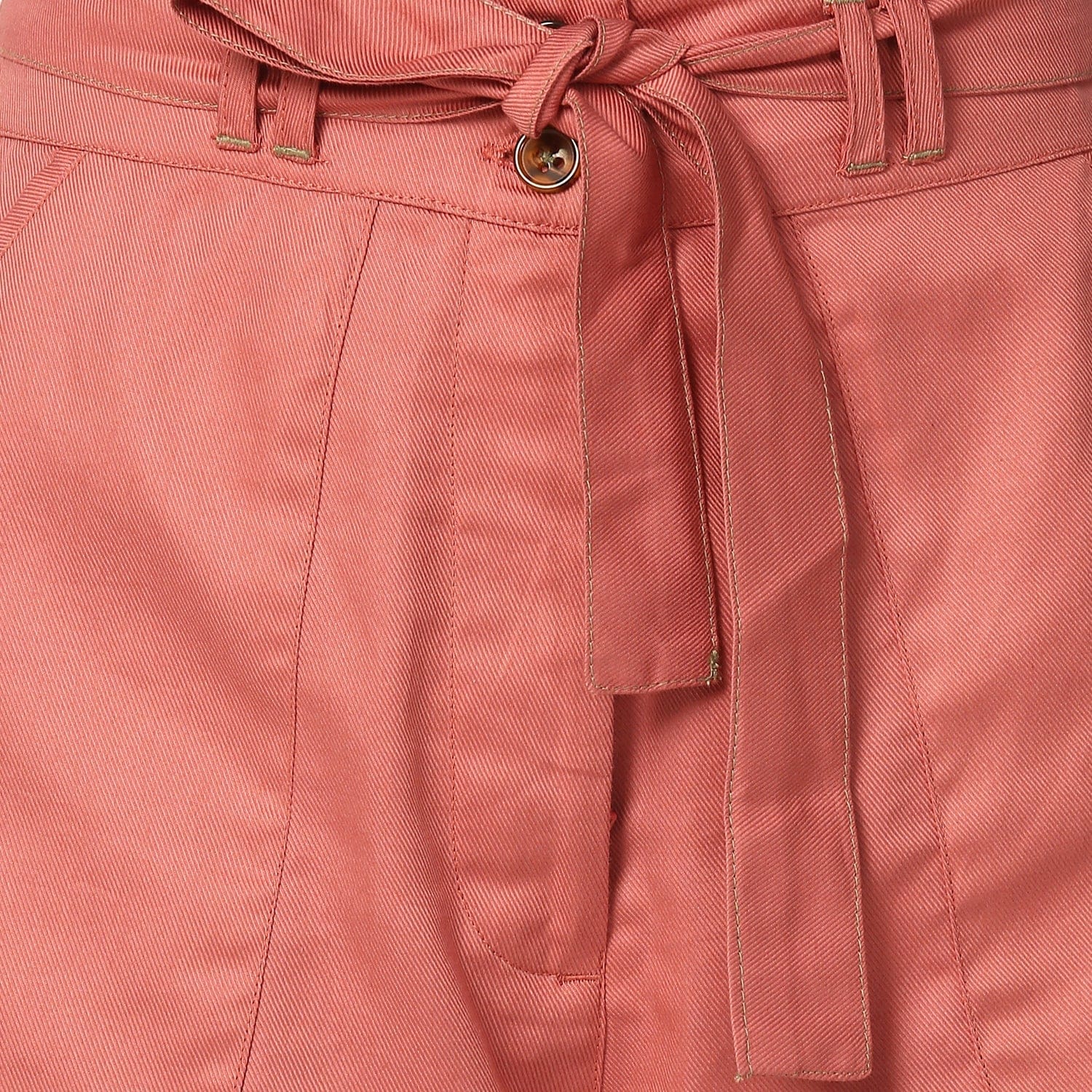 Elle Women Beige Regular Fit Shorts