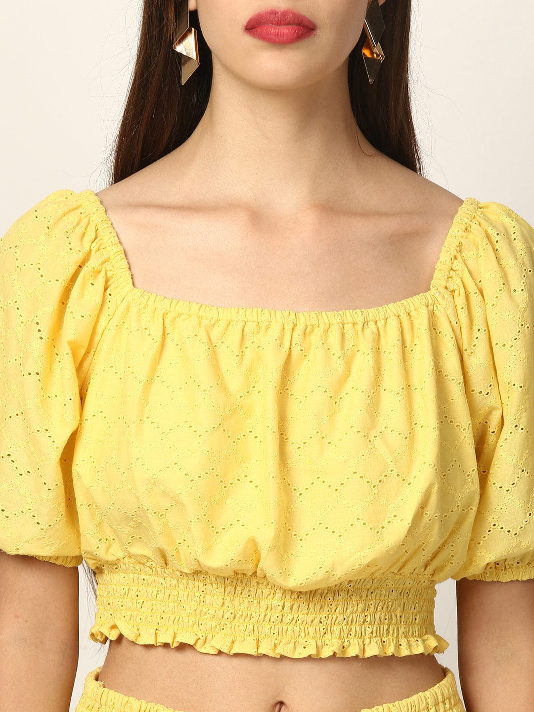 Elle Women Yellow Top