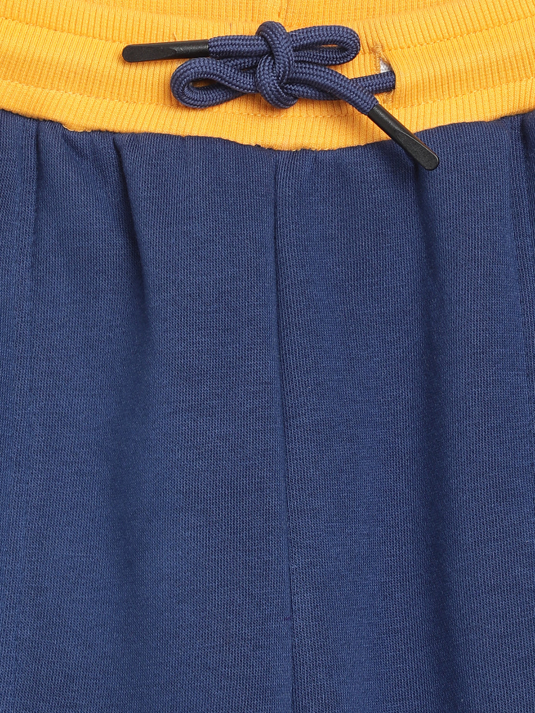 Blue Giraffe Boys Navy Blue Solid Regular Fit Sweatpant