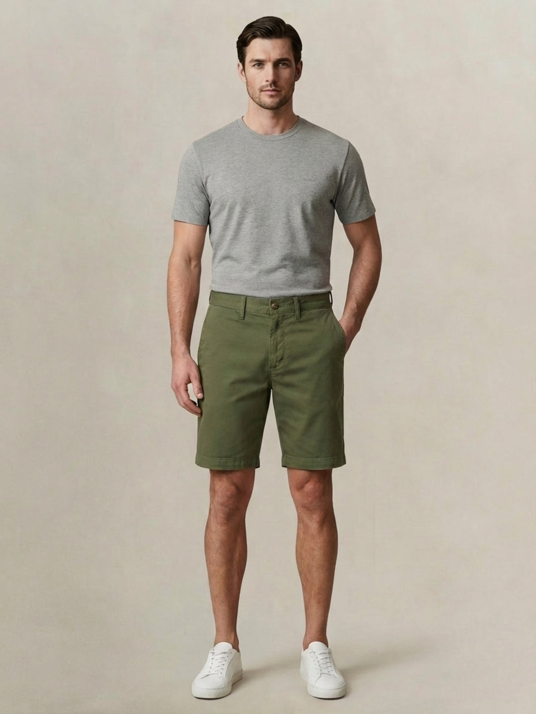 Gant Men Green Chino Shorts