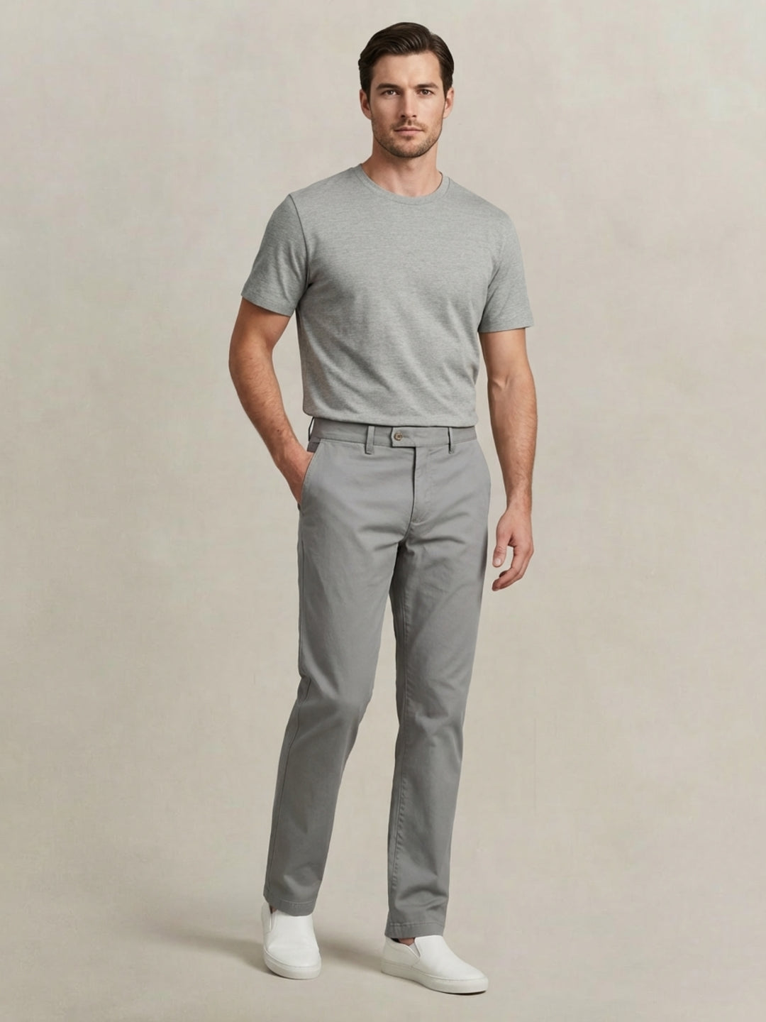 Gant Men Grey Classic Chinos