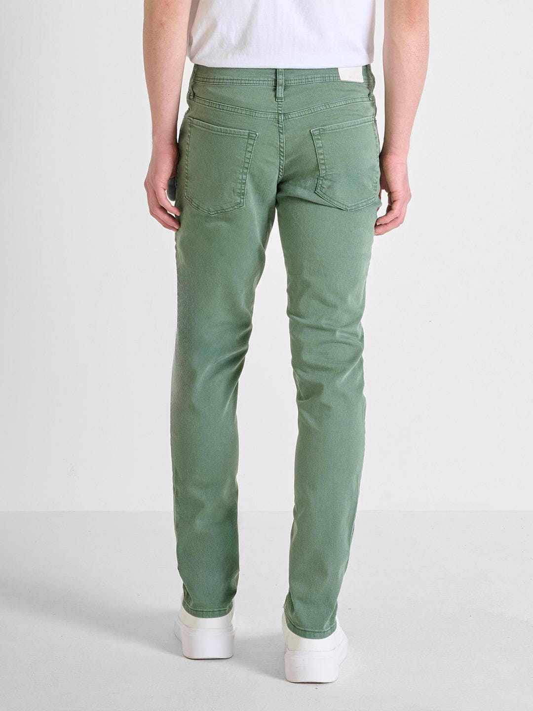 Antony Morato Men Green Tapered Fit Solid Jeans