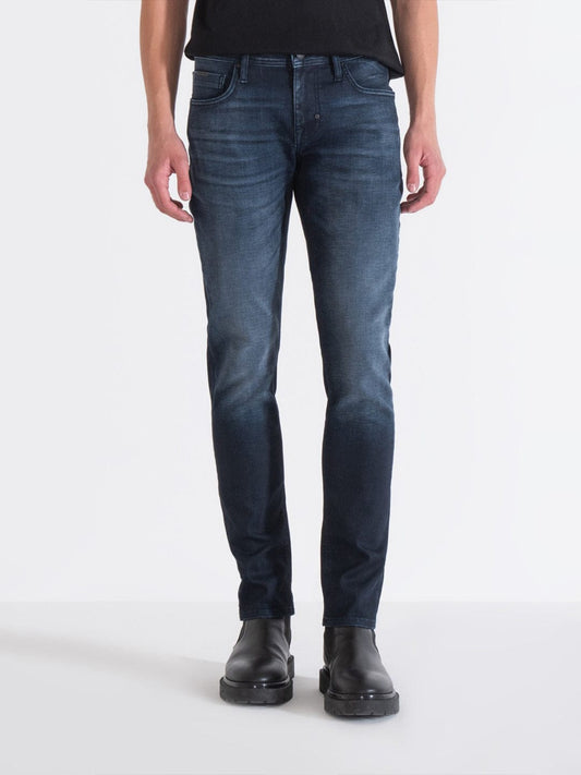 Antony Morato Men Blue Tapered Fit Washed Jeans