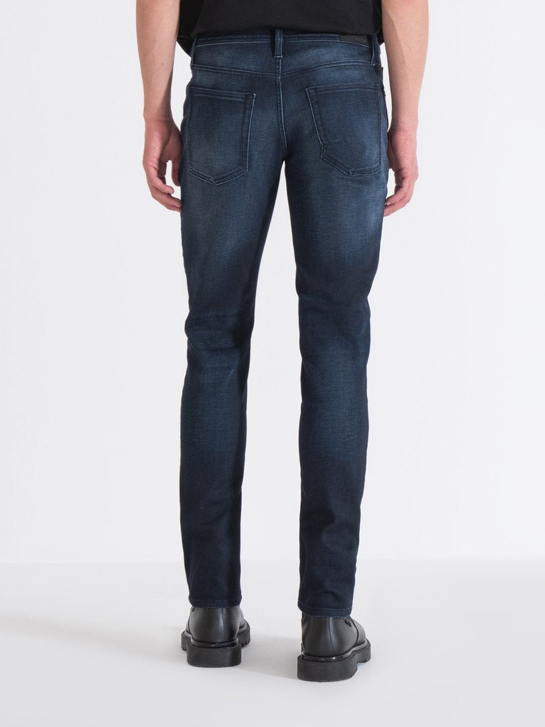 Antony Morato Men Blue Tapered Fit Washed Jeans
