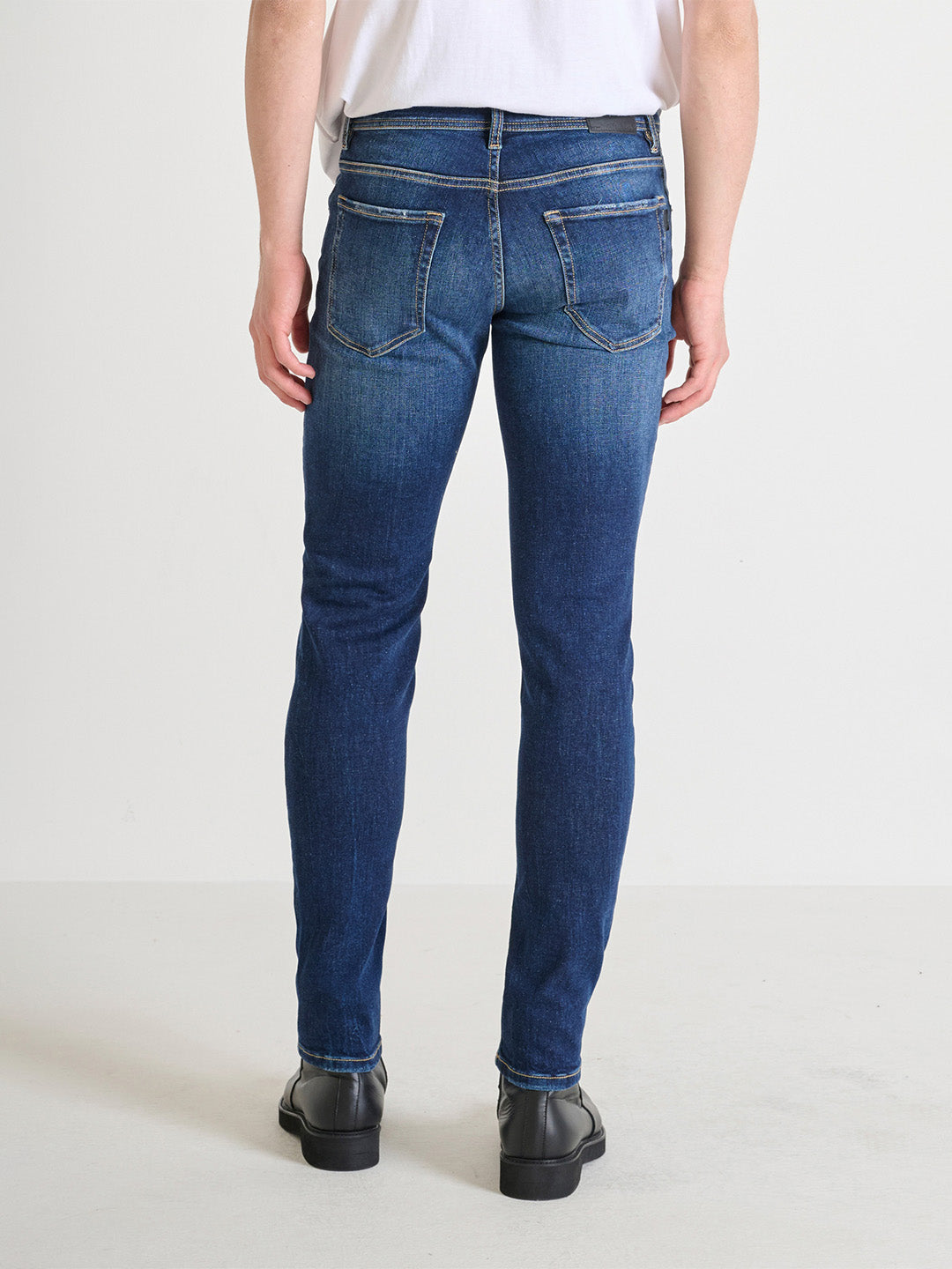 Antony Morato Men Blue Super Skinny Fit Washed Jeans
