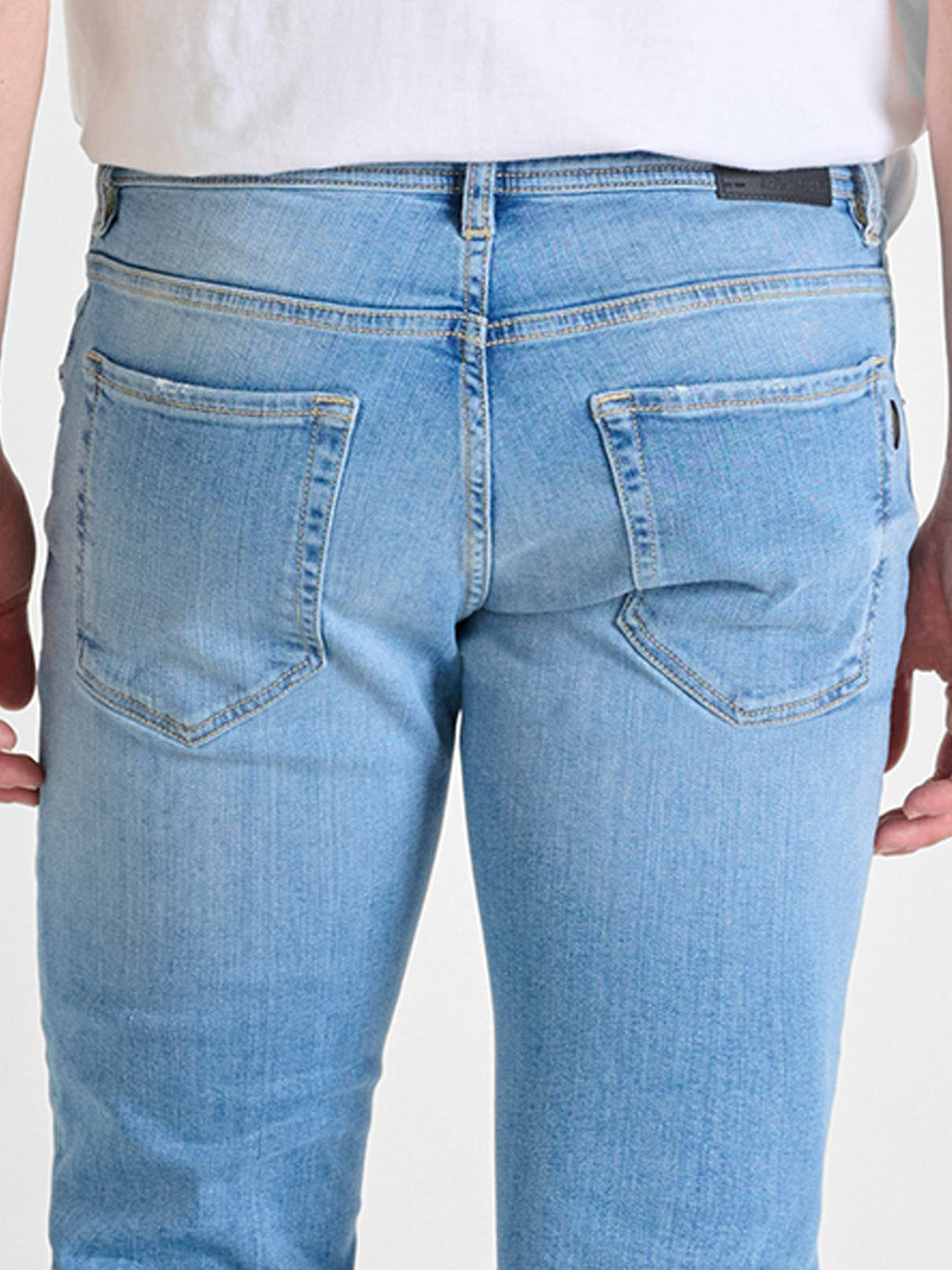 Antony Morato Men Blue Super Skinny Fit Washed Jeans