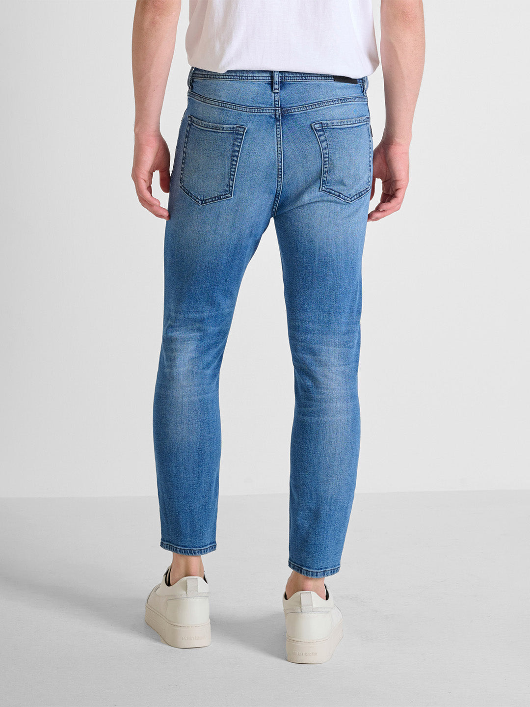 Antony Morato Men Blue Skinny Fit Washed Jeans