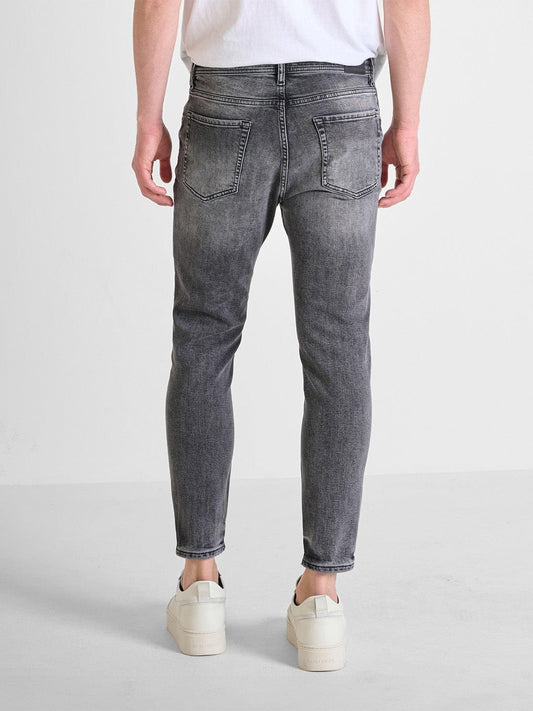 Antony Morato Men Black Skinny Fit Washed Jeans