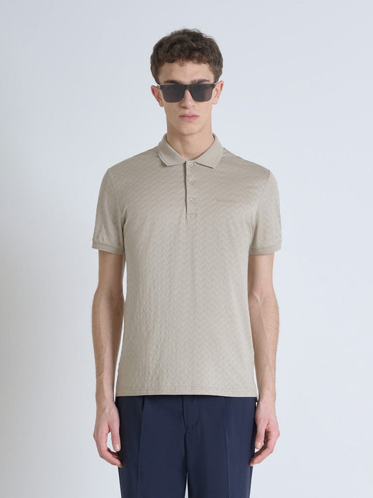 Antony Morato Men Beige Solid Polo Tshirt