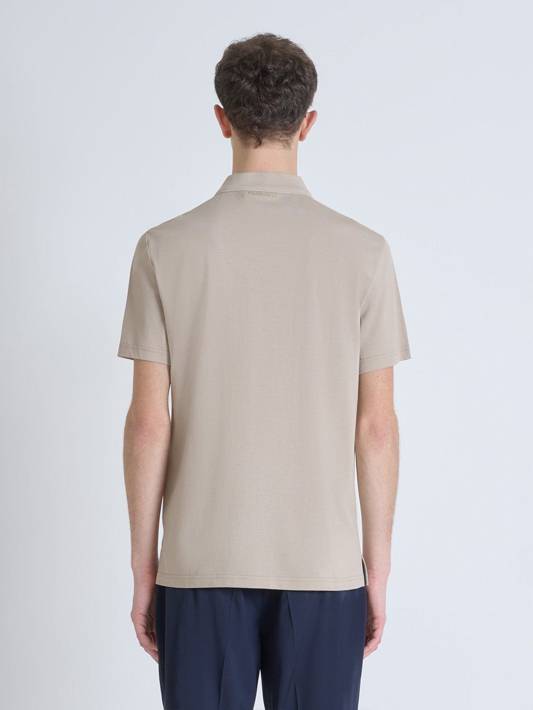 Antony Morato Men Beige Solid Polo Tshirt