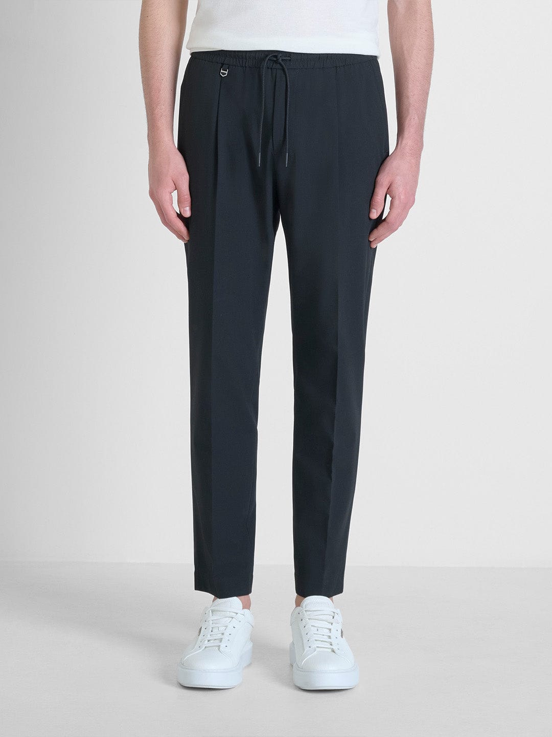 Antony Morato Men Black Slim Fit Solid Trouser