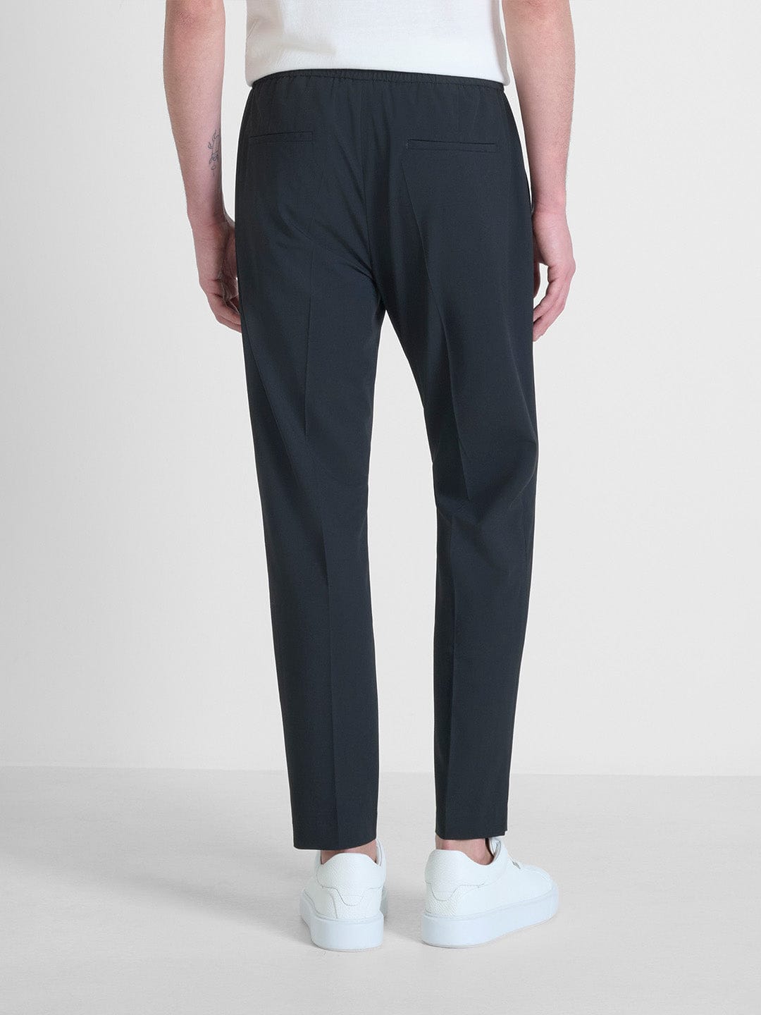 Antony Morato Men Black Slim Fit Solid Trouser