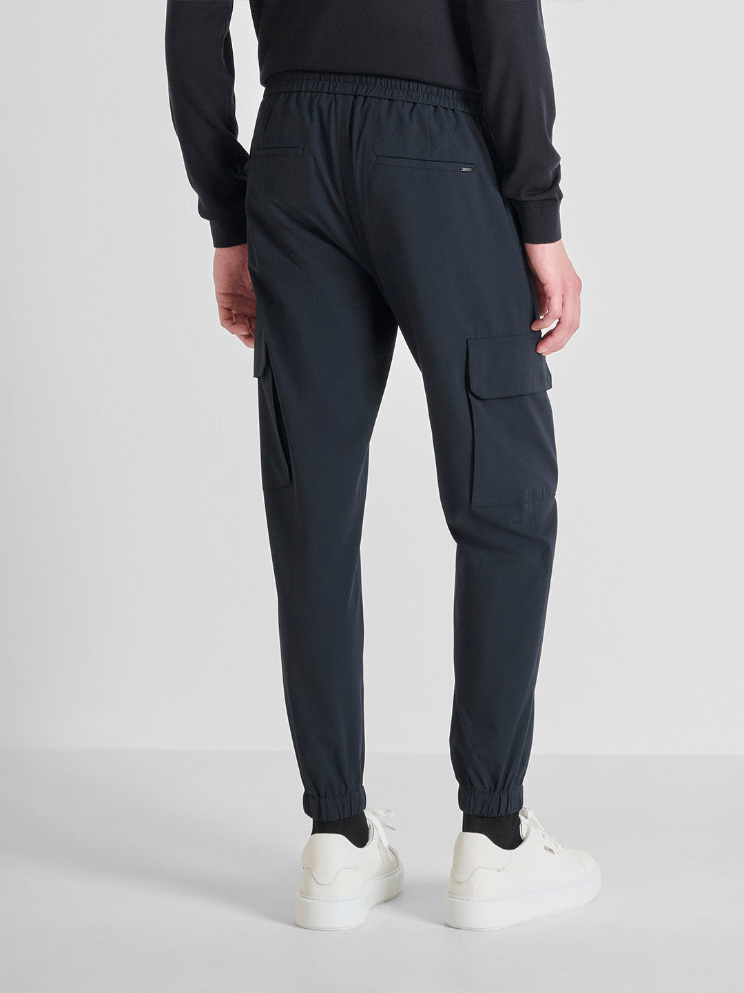 Antony Morato Men Straight Fit Blue Solid Trouser