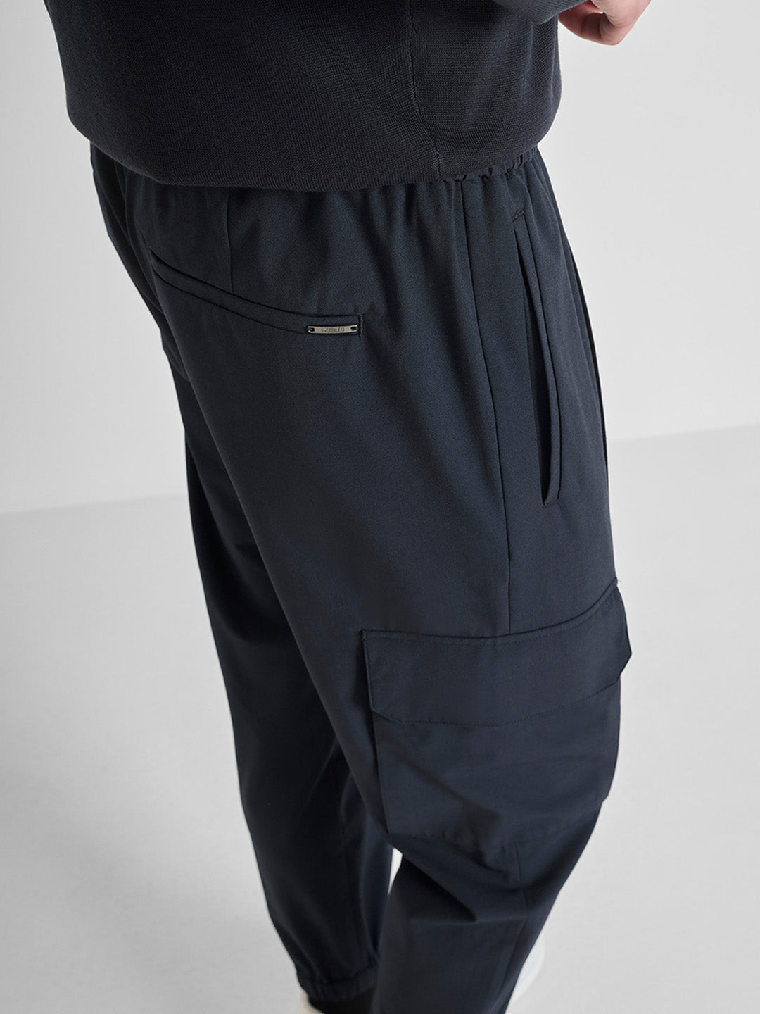 Antony Morato Men Straight Fit Blue Solid Trouser