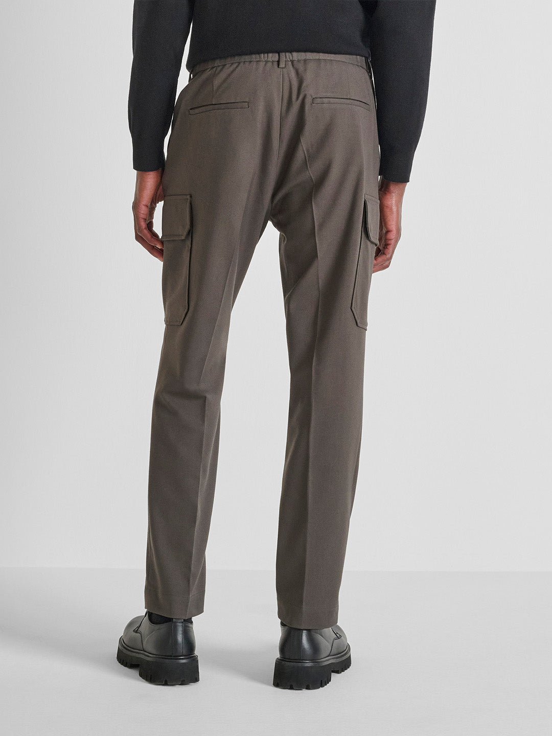 Antony Morato Men Straight Fit Green Solid Trouser
