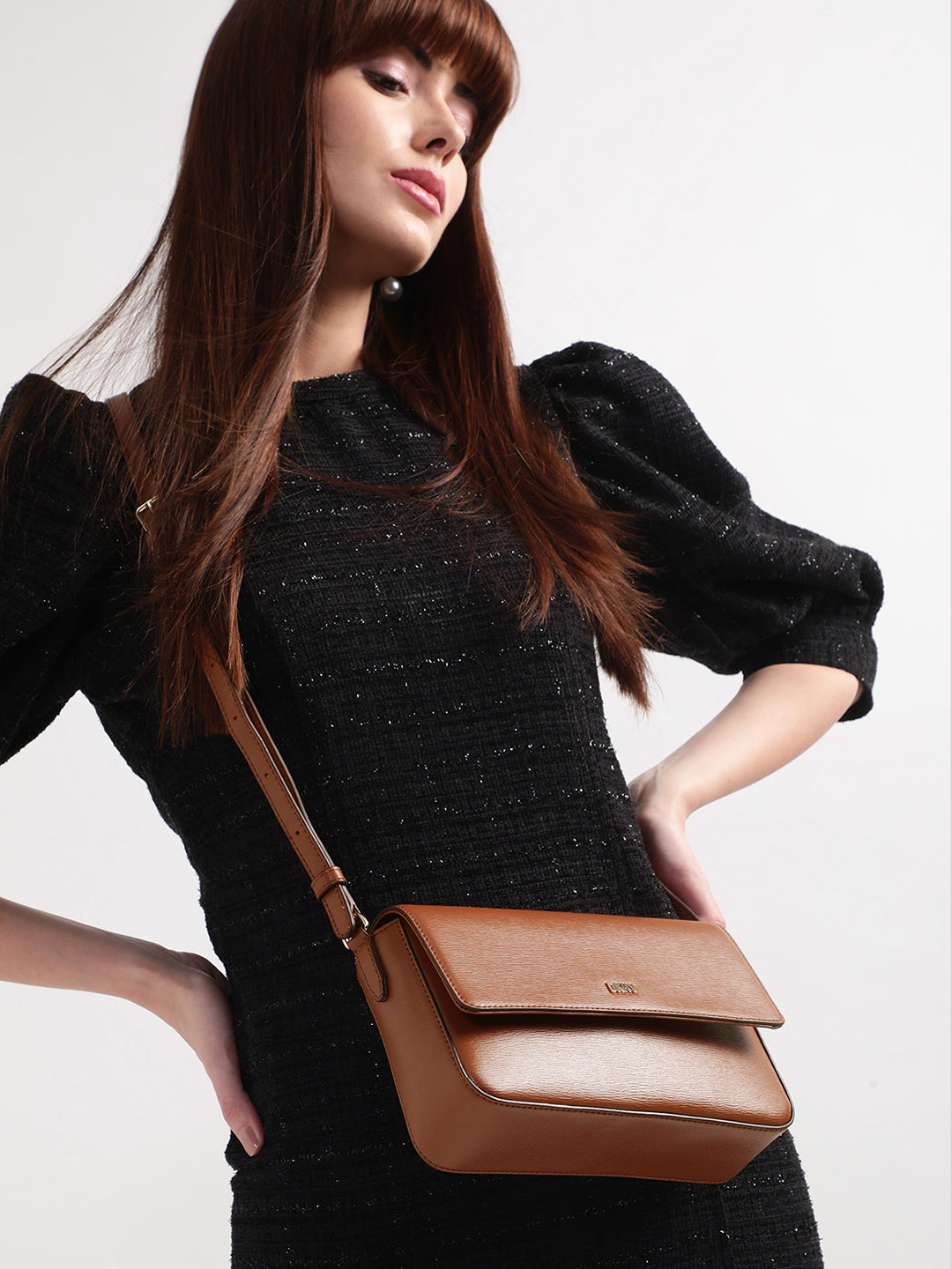 DKNY Women Brown Crossbody