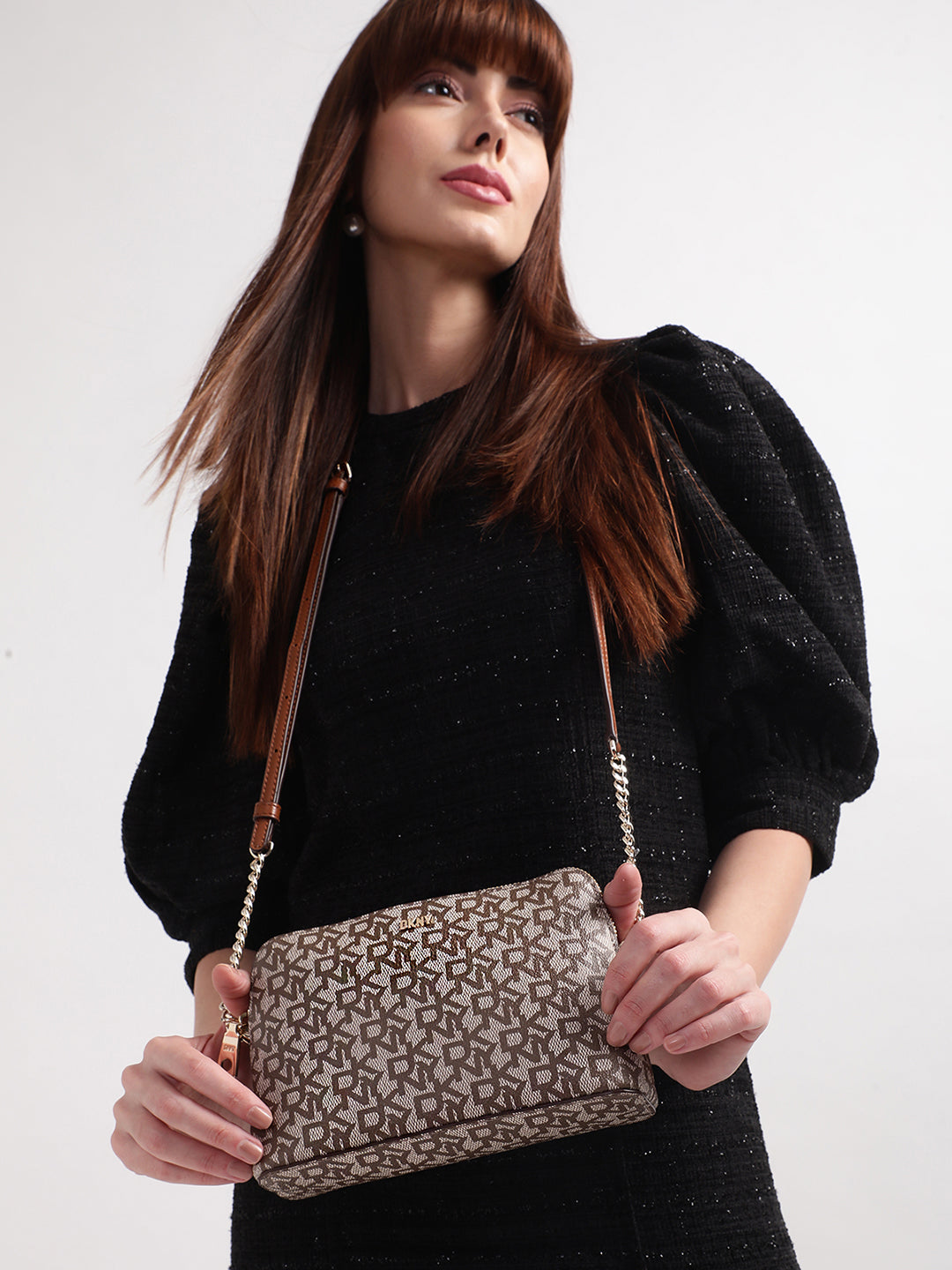 DKNY Women Brown Crossbody