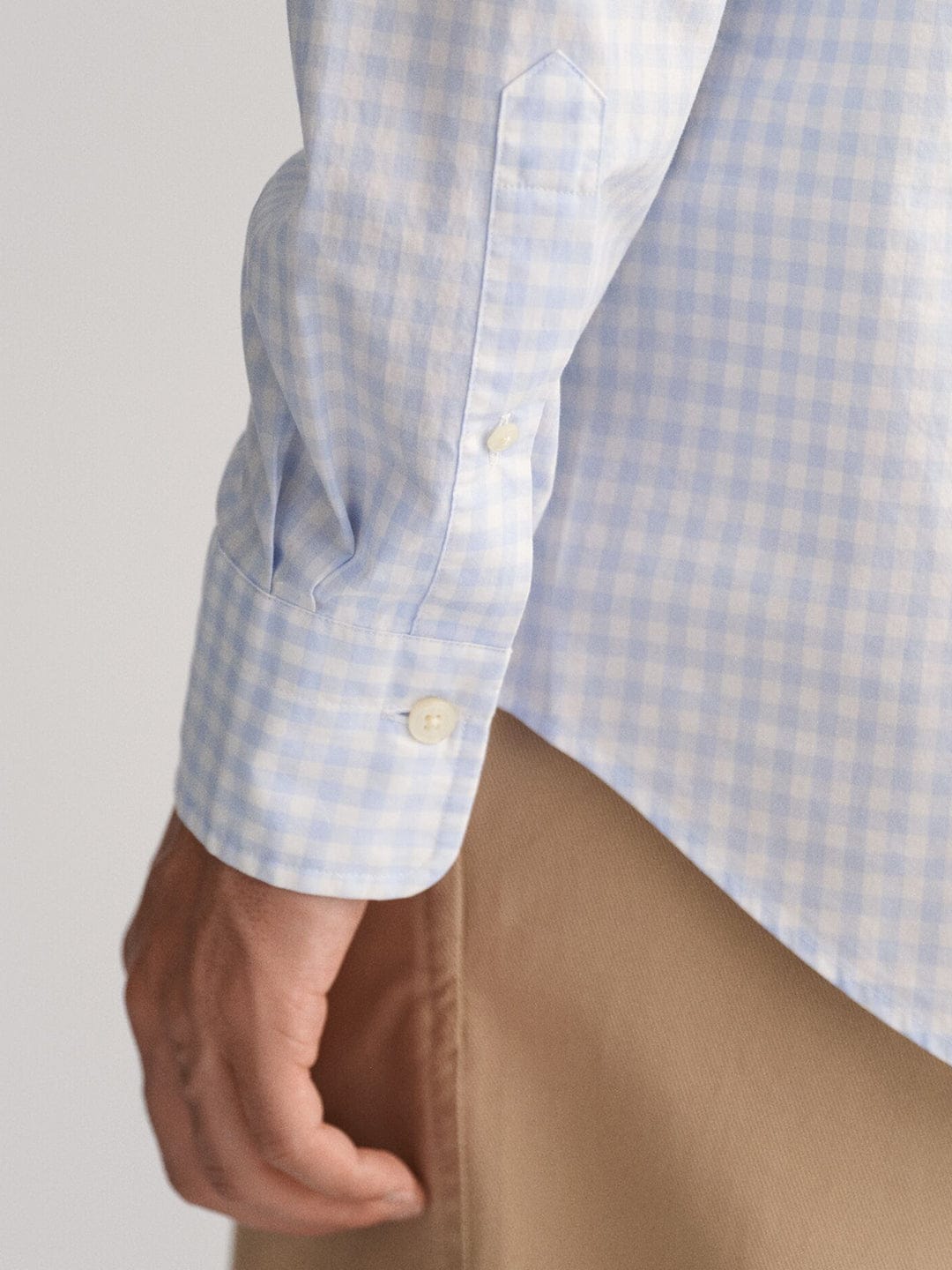 Gant Men Blue Check Collar Shirt