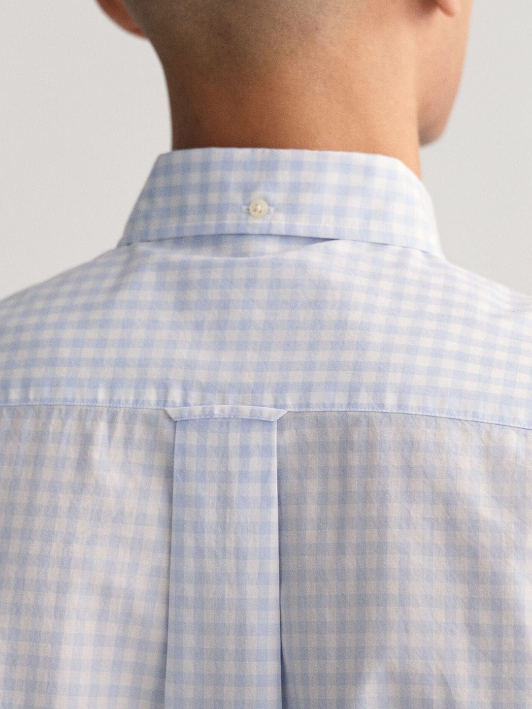 Gant Men Blue Check Collar Shirt