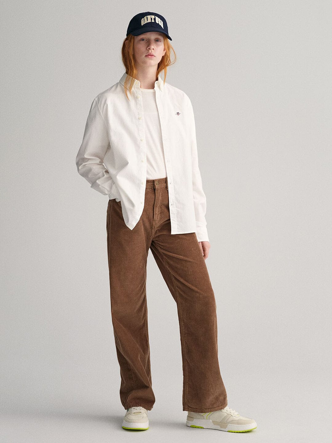 Gant Kids White Solid Collar Shirt