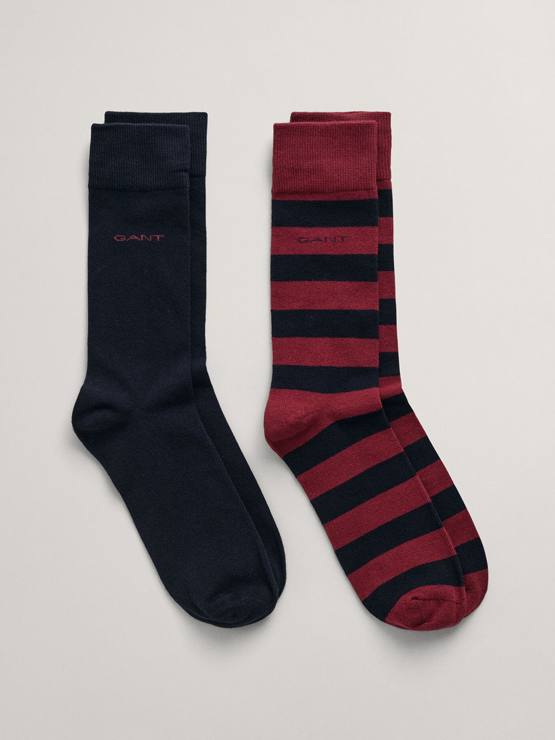 Gant Men Red Barstripe Socks