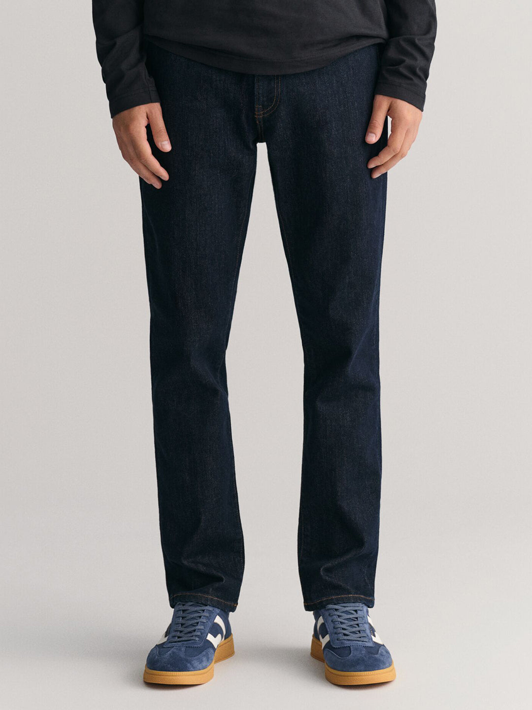 Gant Men Blue Slim Fit Washed Jeans