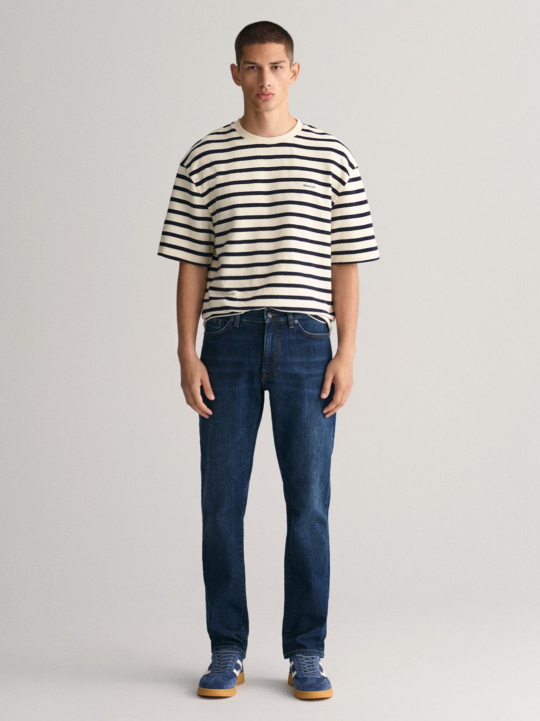 Gant Men Blue Slim Fit Washed Jeans