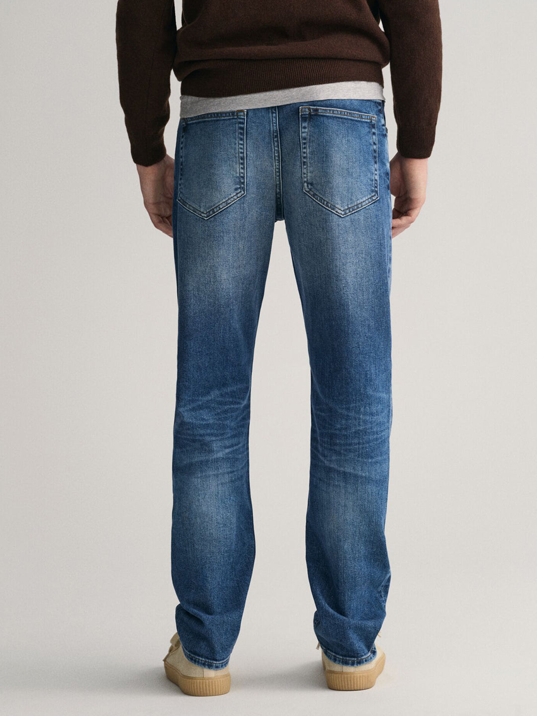 Gant Men Blue Slim Fit Washed Jeans