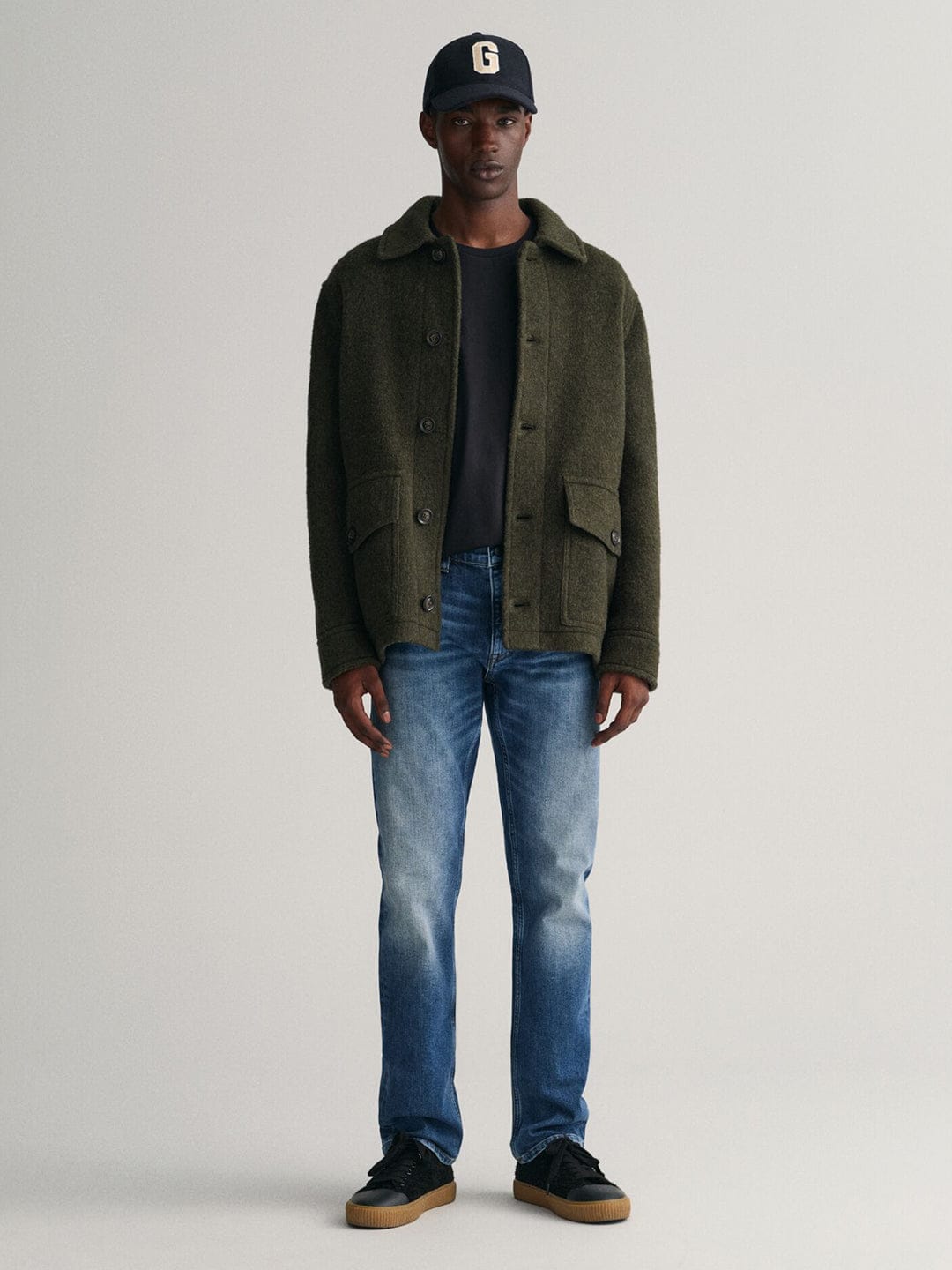 Gant Men Blue Regular Fit Washed Jeans