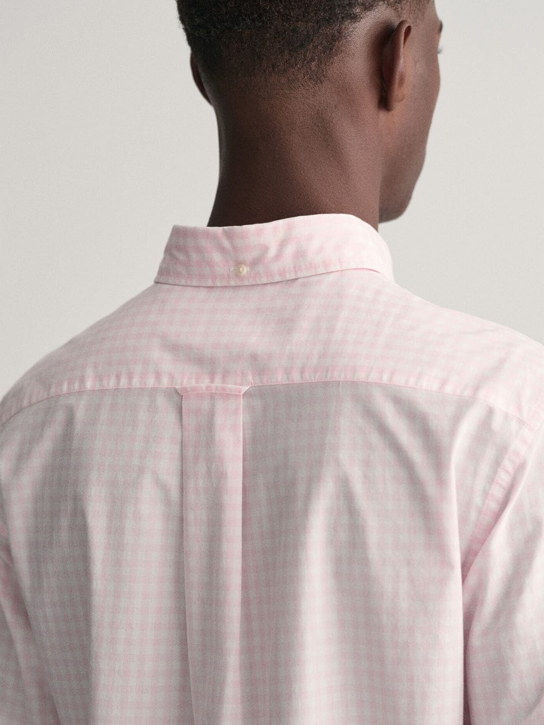 Gant Men Pink Check Collar Shirt