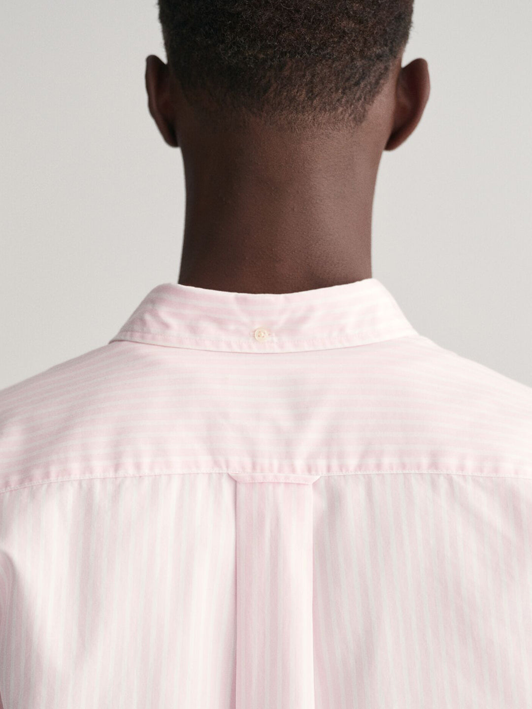 Gant Men Pink Striped Collar Shirt
