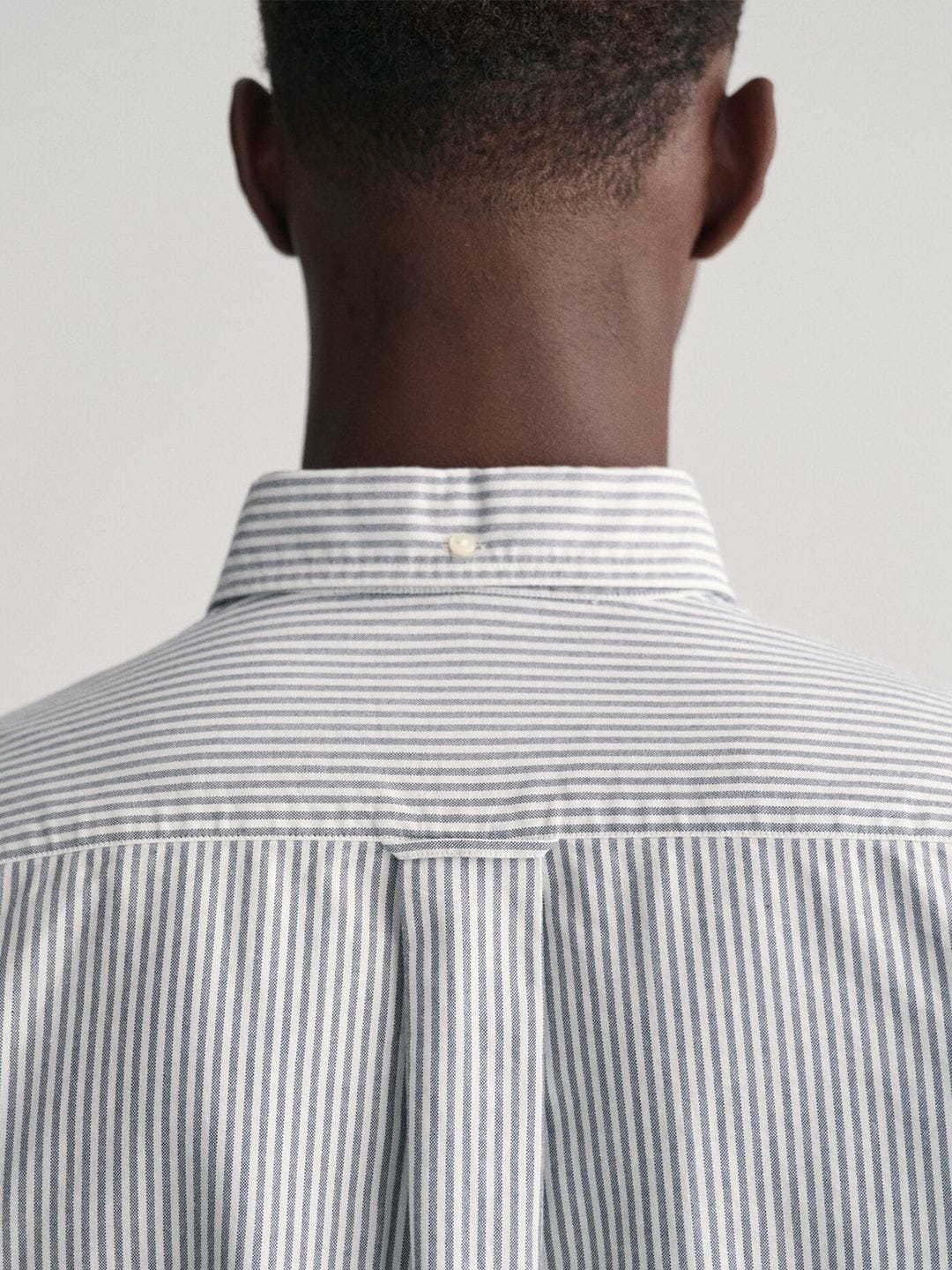 Gant Men Blue Striped Collar Shirt