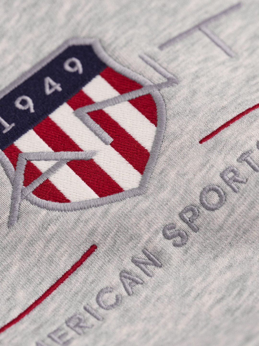 Gant Kids Grey Graphic Hood Sweatshirt