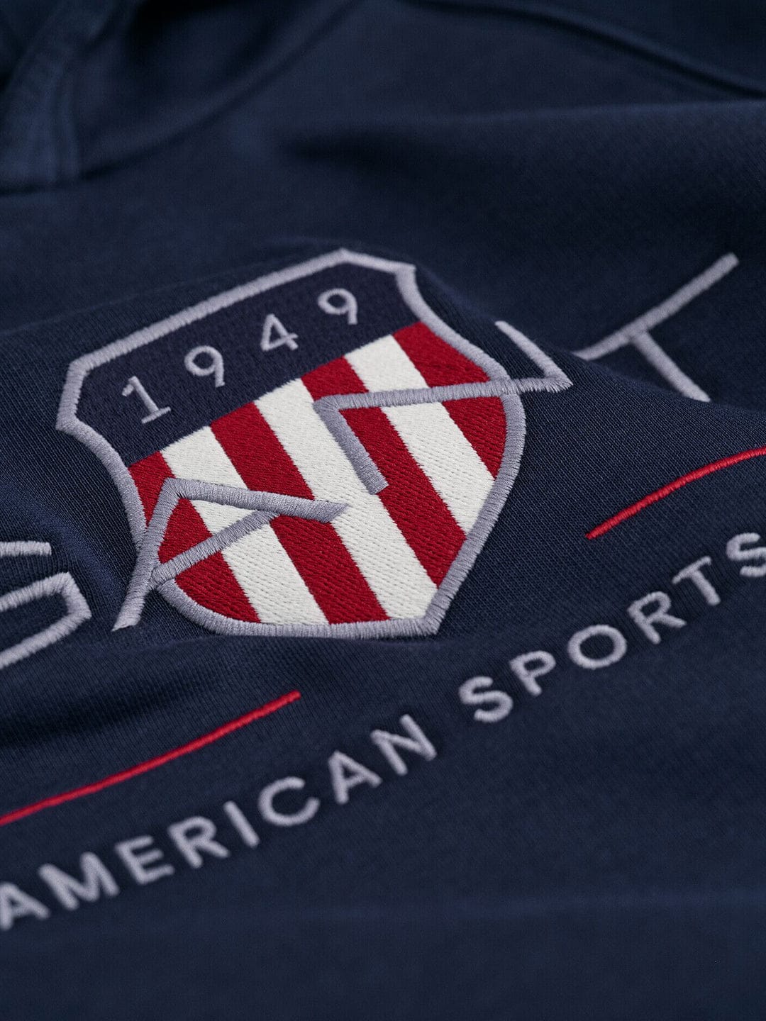 Gant Kids Blue Graphic Hood Sweatshirt