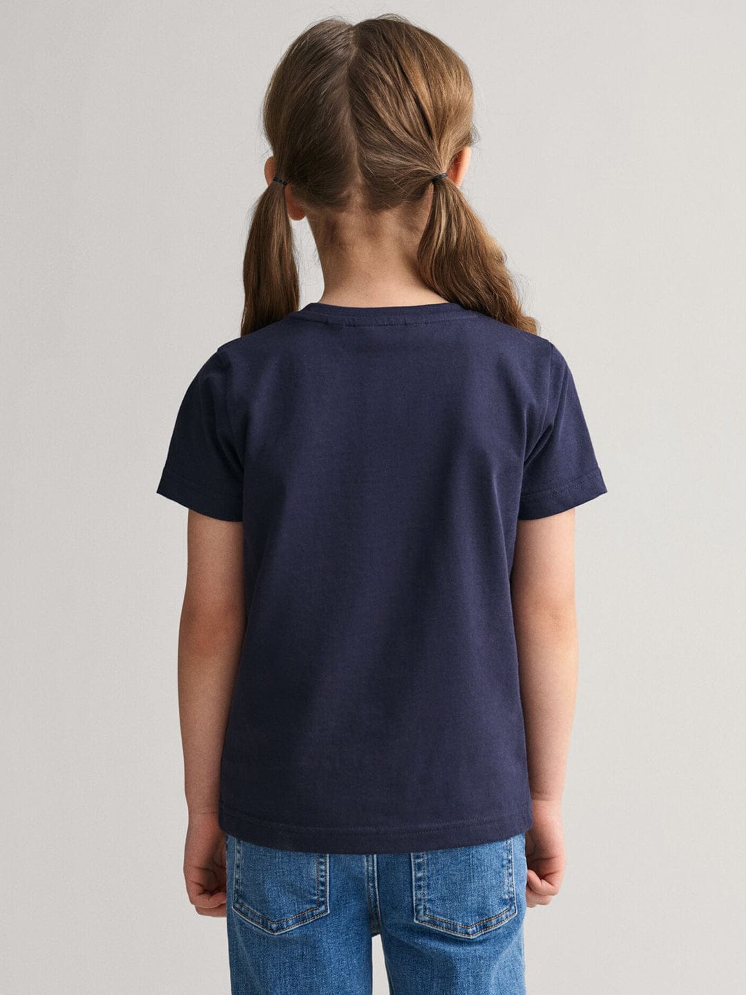 Gant Kids Blue Graphic Round Neck Tshirt