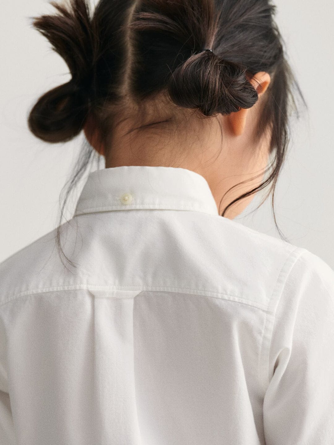 Gant Kids White Solid Collar Shirt