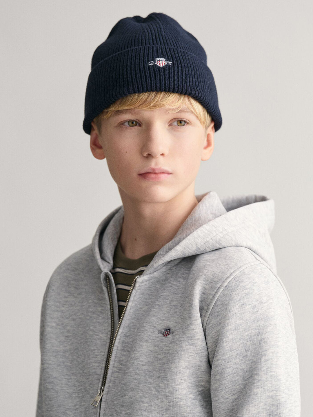 Gant Kids Blue Solid Beanies