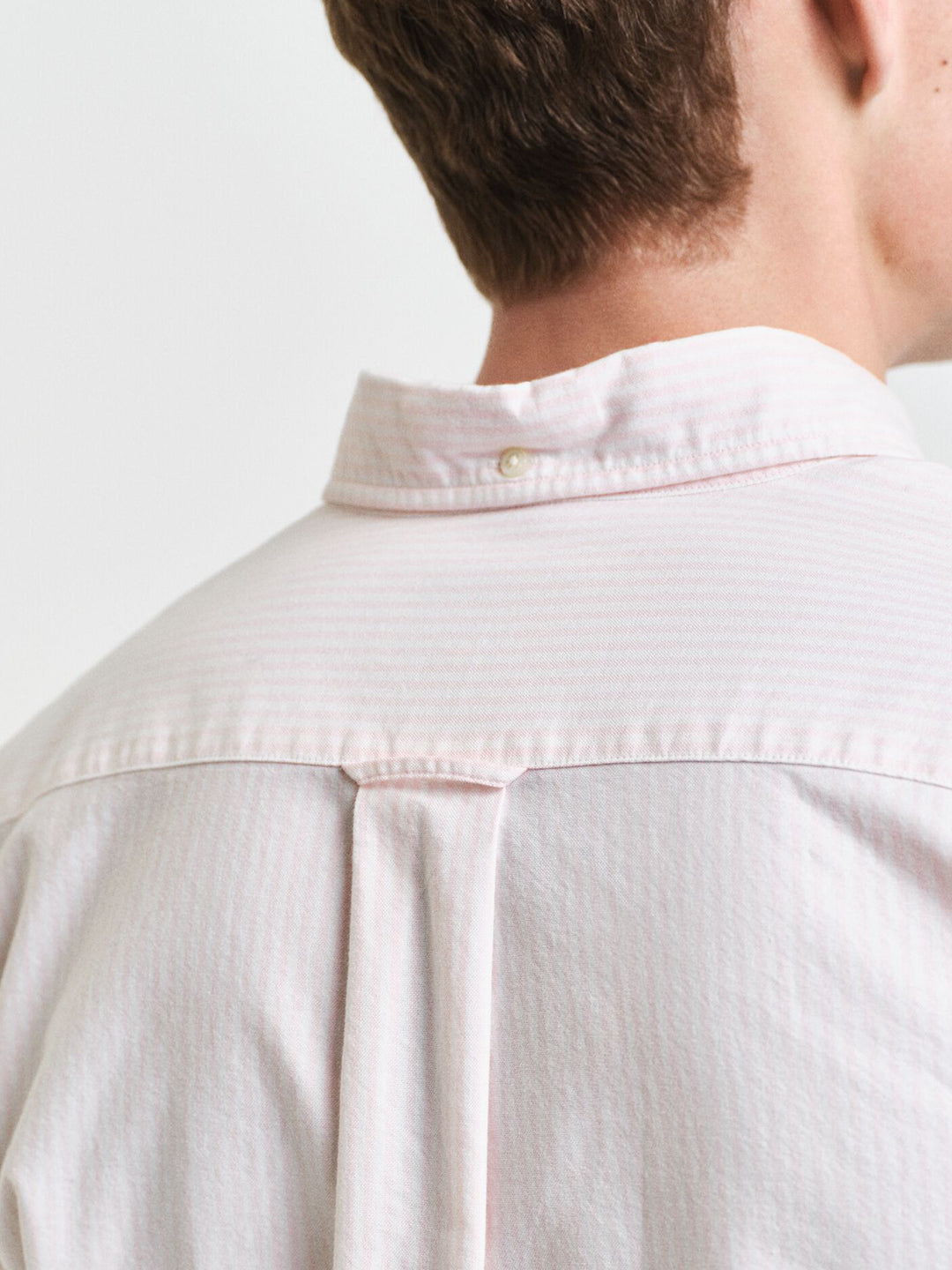 Gant Men Pink Striped Collar Shirt
