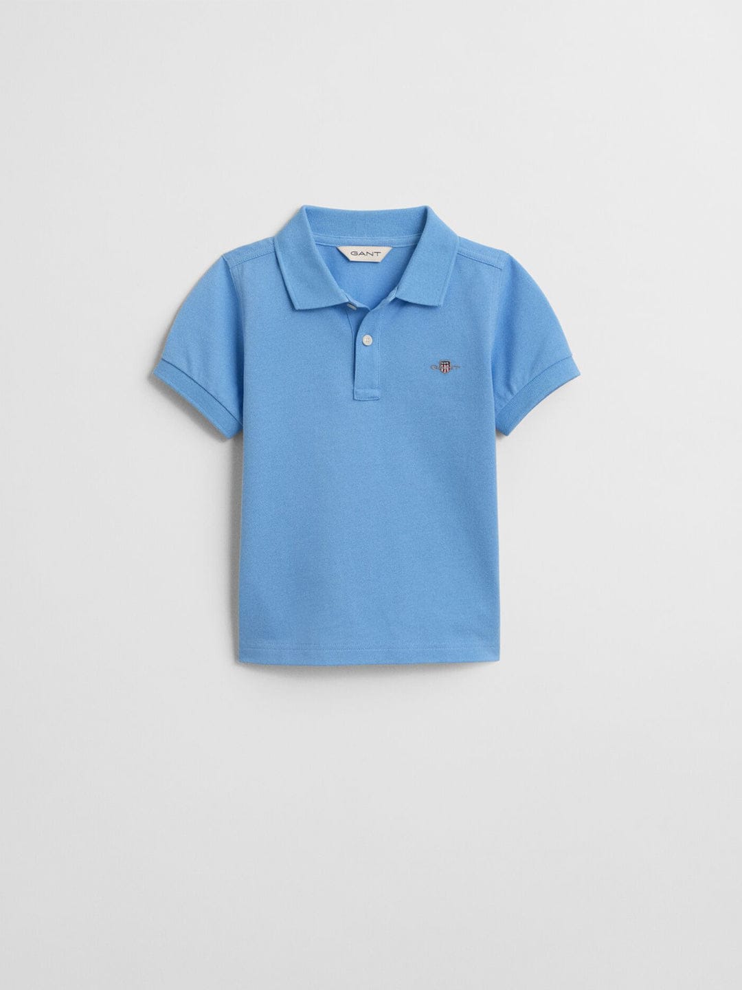 Gant Boys Blue Solid Polo Tshirt