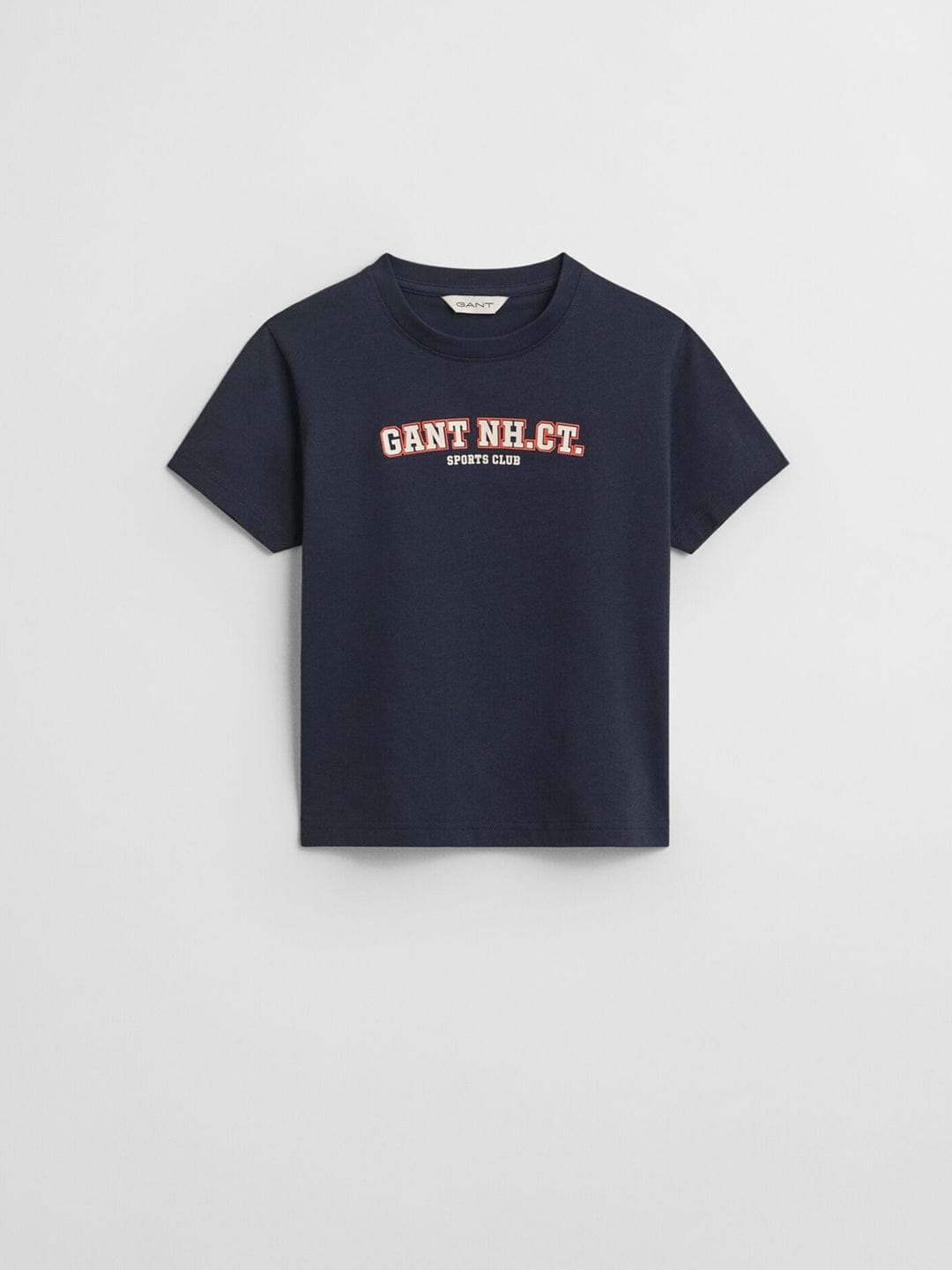 Gant Boys Blue Graphic Round Neck Tshirt