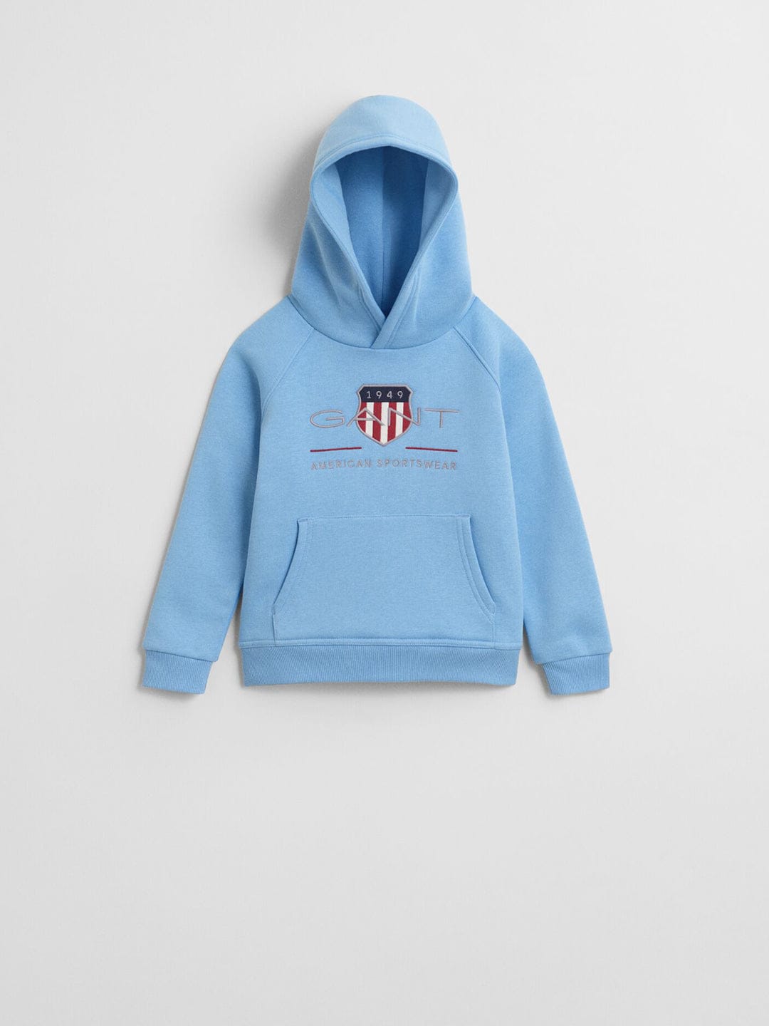 Gant Boys Blue Graphic Hooded Sweatshirt